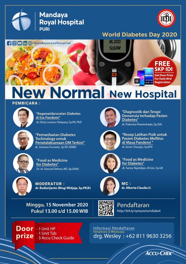 Seminar Ilmiah: World Diabetes Day 2020. New Normal, New Hospital