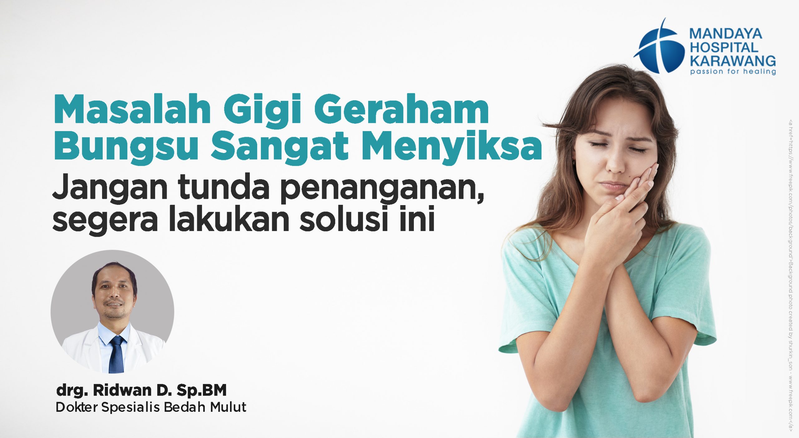 Masalah Gigi Geraham Bungsu Sangat Menyiksa