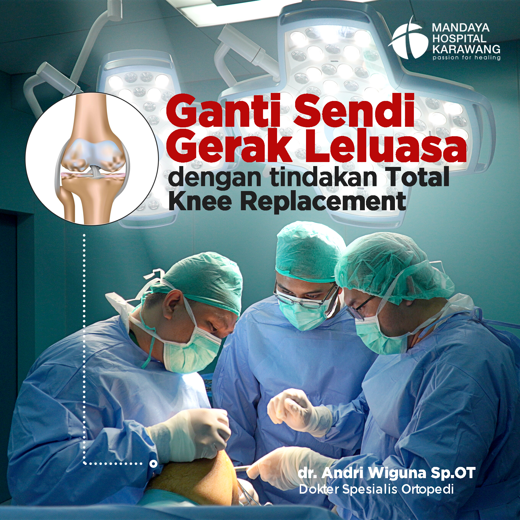Kenali Total Knee Replacement (TKR)