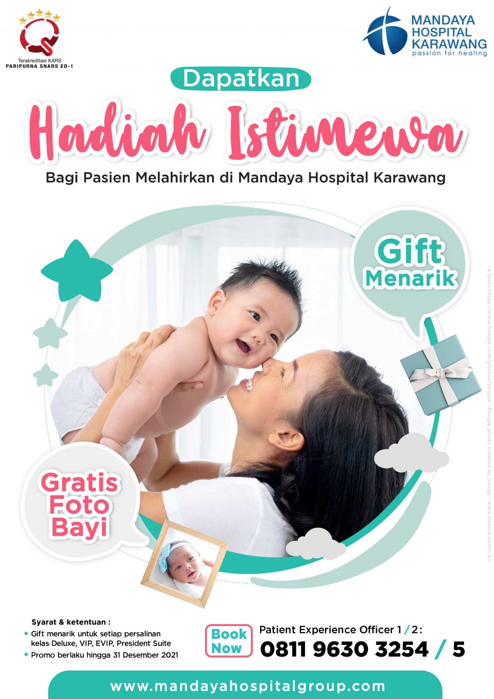 Hadiah Istimewa Untuk Pasien Melahirkan di Mandaya Hospital