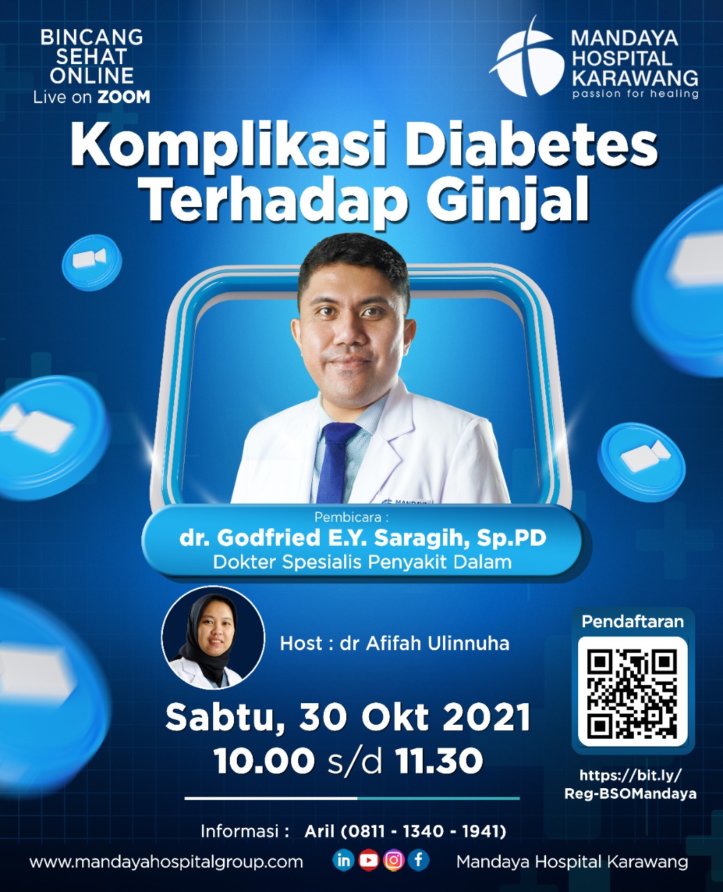 Bincang Sehat Online : Komplikasi Diabetes Terhadap Ginjal