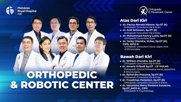 Tim Dokter Spesialis Ortopedi dan Tulang Mandaya Royal Hospital Puri