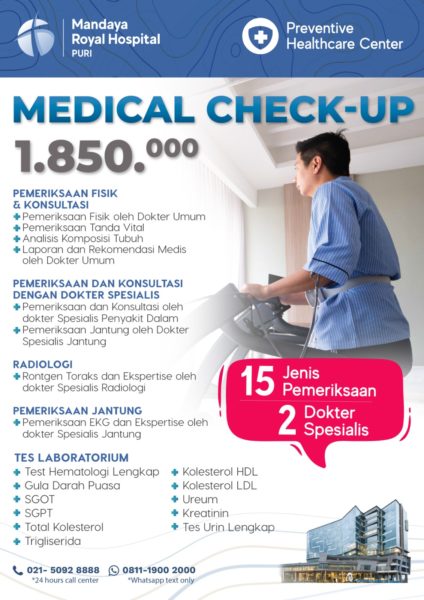 Paket Medical Check Up Basic - Mandaya Hospital Group