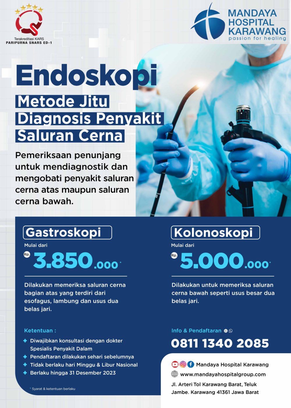 Paket Endoskopi : Metode Jitu Diagnosis Penyakit Saluran Cerna