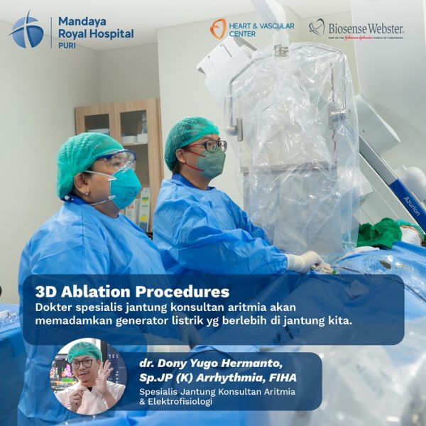 Ablasi Jantung dengan Teknologi 3D di Mandaya Royal Hospital Puri Efektif Atasi Aritmia