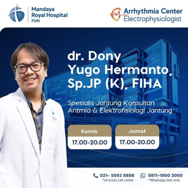 Dokter jantung spesialis aritmia di Jakarta dan Tangerang