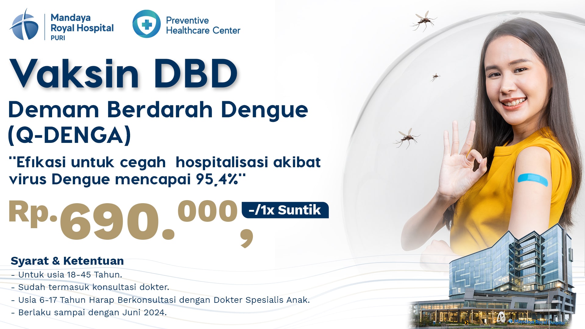 Harga Vaksin Demam Berdarah Dengue (DBD) 2024