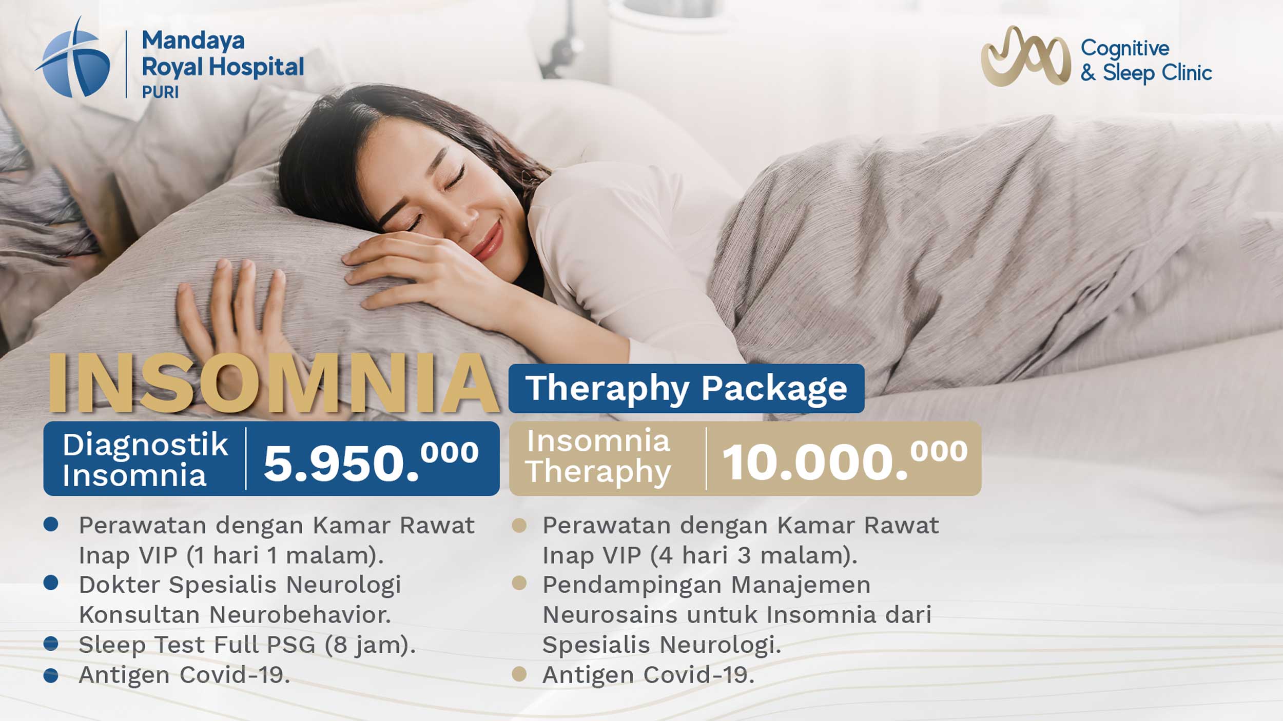 Harga Paket Terapi Insomnia 2024 – Mandaya Royal Hospital Puri