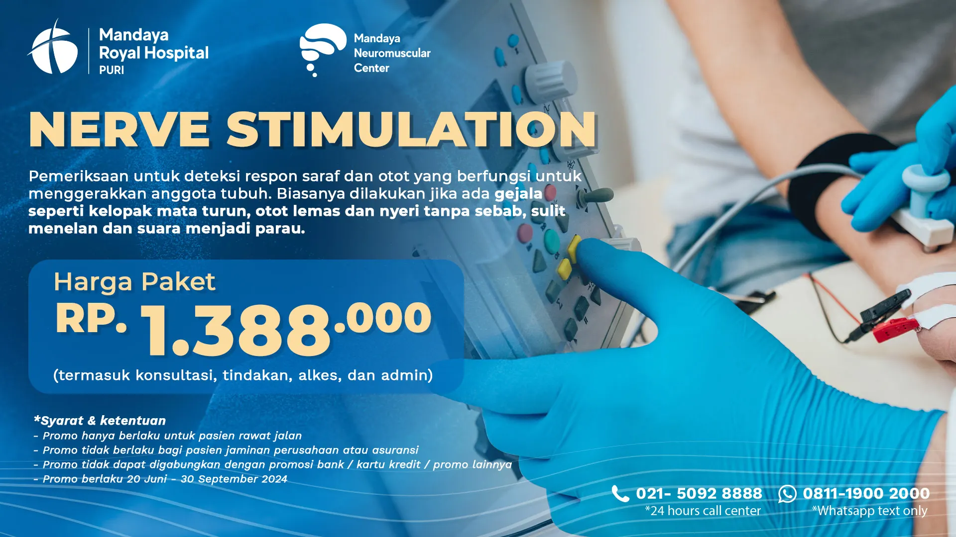 Harga Tes Stimulasi Saraf (RNS) 2024 – Mandaya Royal Hospital Puri