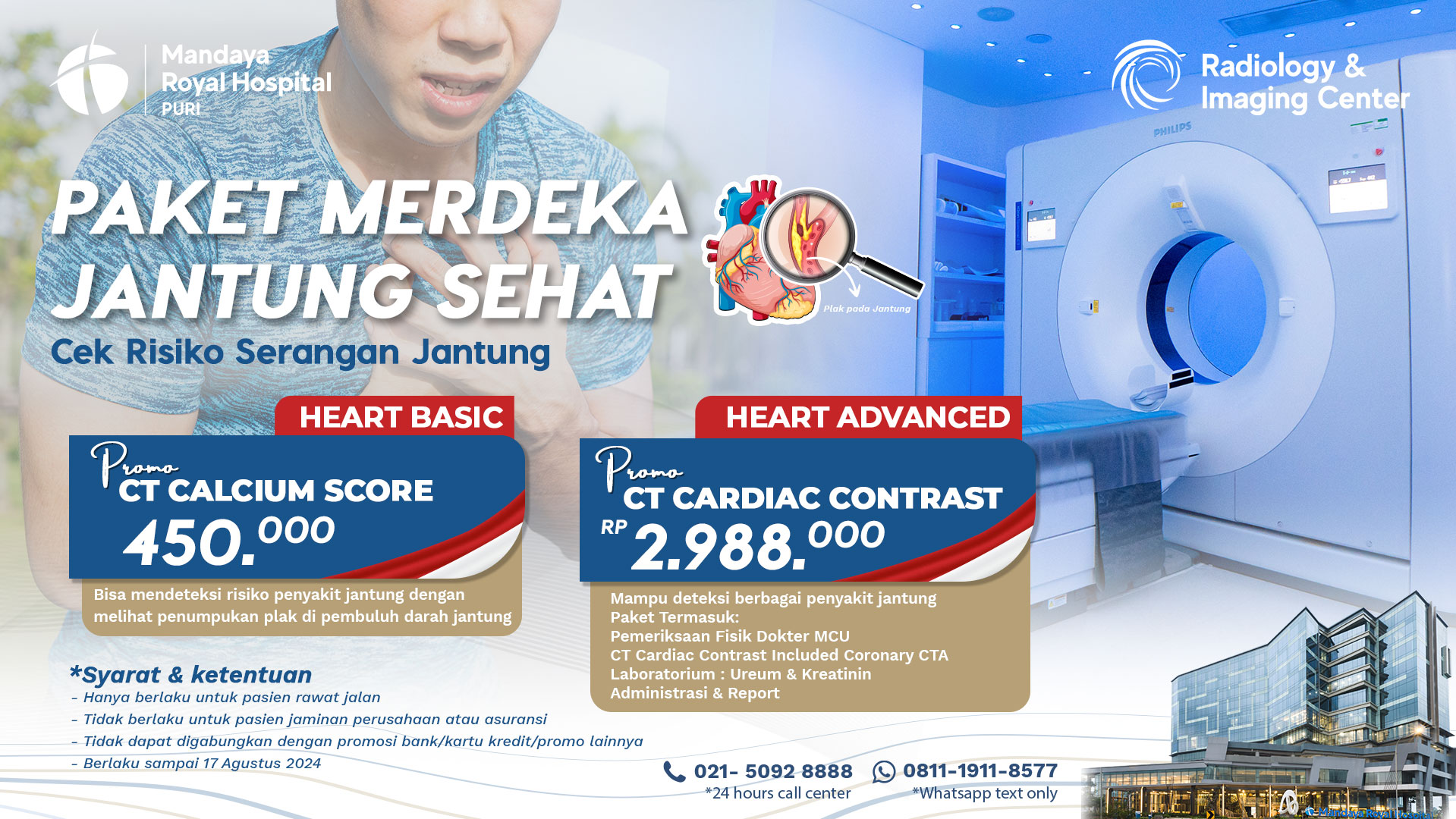 Promo CT Scan Jantung Kontras 2024 – Mandaya Royal Hospital Puri