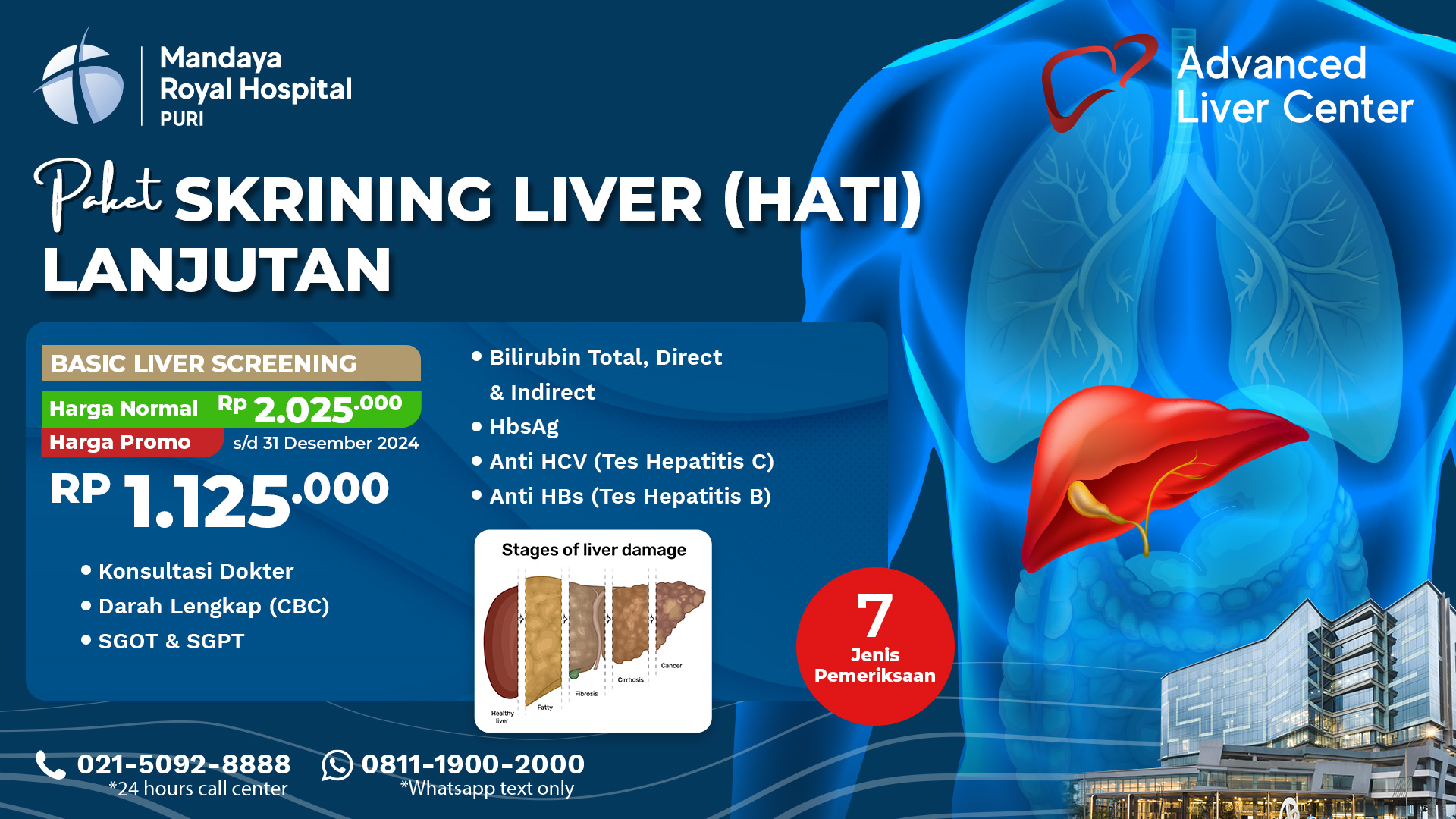 Harga Paket Screening Liver (Basic) 2024 – Mandaya Royal Hospital Puri