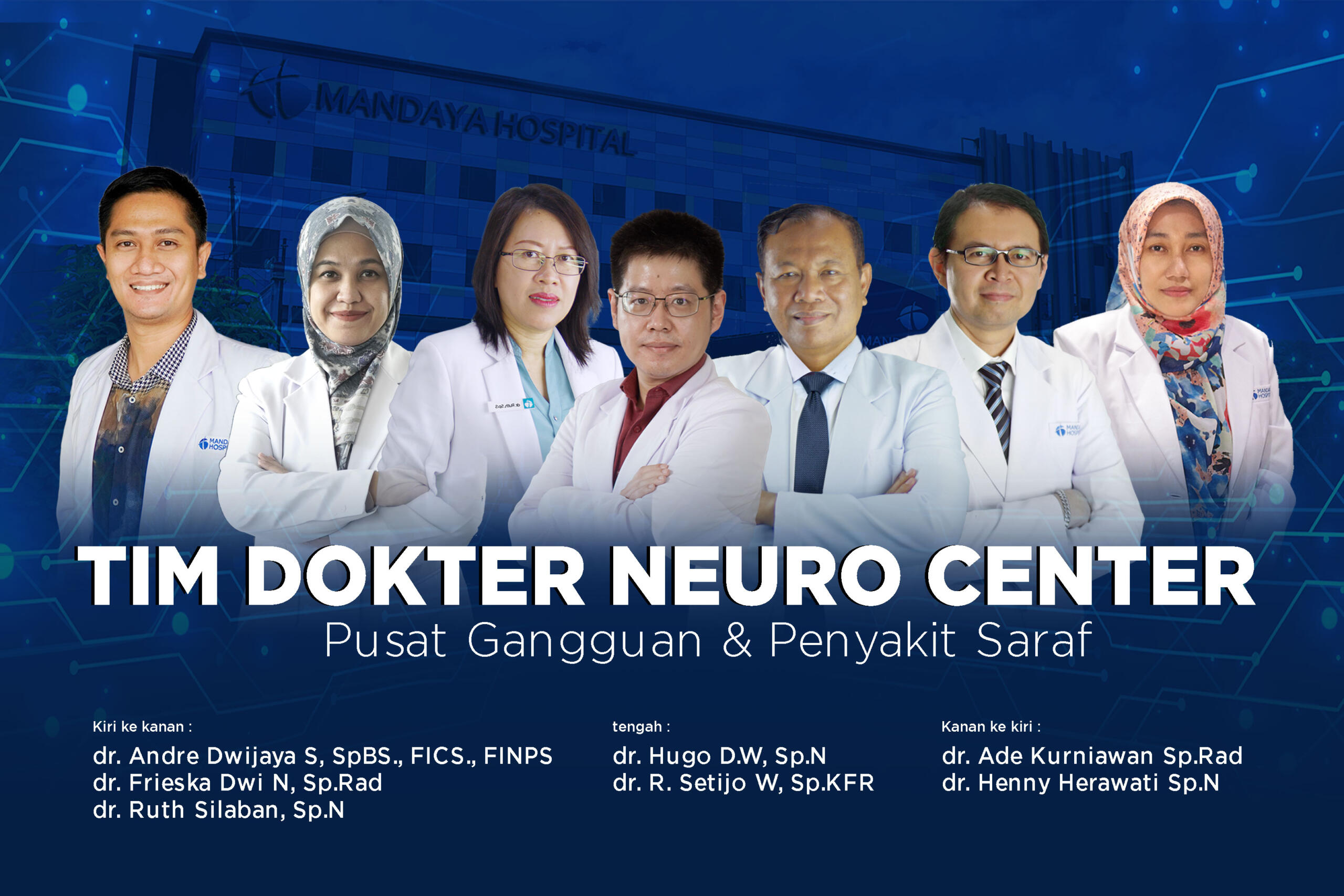 Rekomendasi Dokter Spesialis Saraf dan Bedah Saraf Pilihan