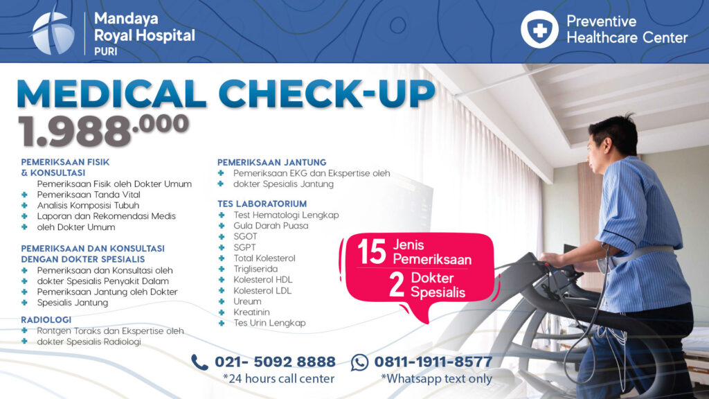 Harga Paket Basic MCU 2026 - Mandaya Royal Hospital Puri