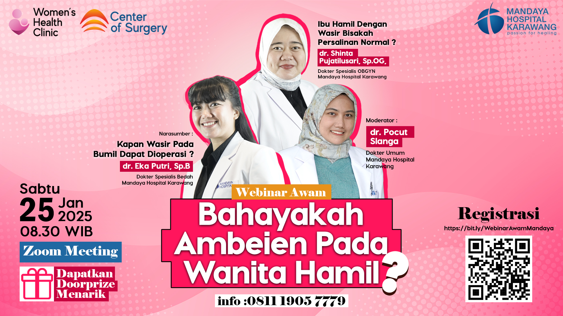 Webinar Awam : Bahayakah Ambeien pada Wanita Hamil?