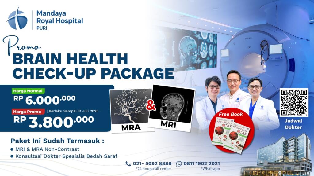 Deteksi Tumor dan Aneurisma Otak, Paket MRI & MRA Otak 2024 – Mandaya Royal Hospital Puri