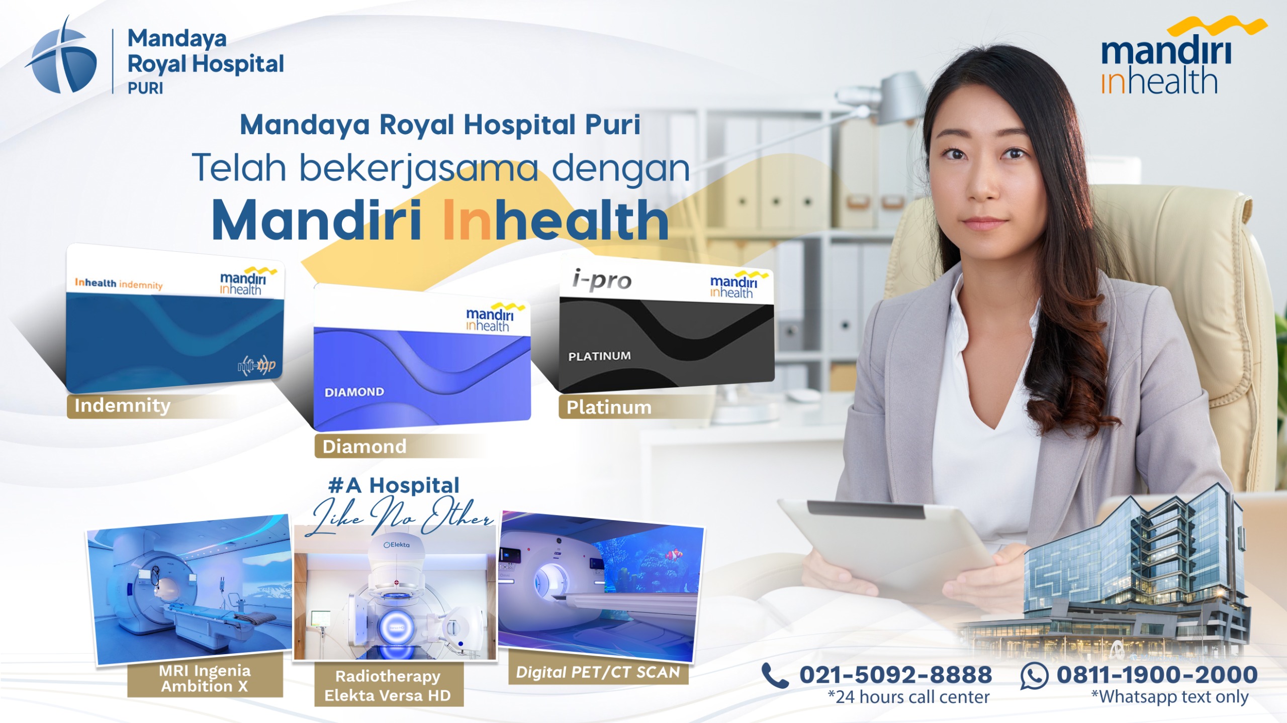 RS Mandaya Puri Layani Mandiri Inhealth Diamond, Platinum & Indemnity