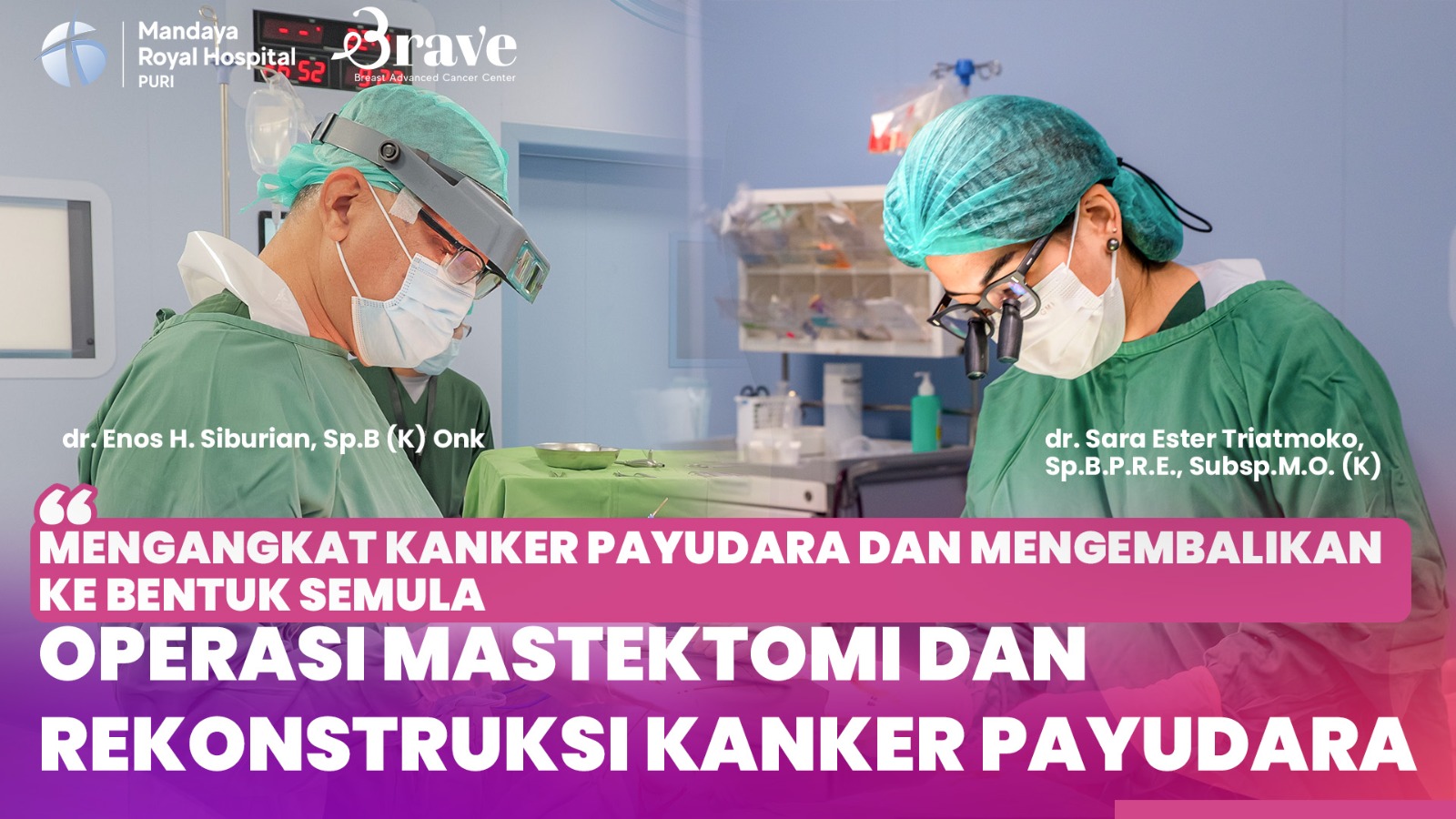 Payudara Baru Untuk Pasien Kanker Payudara di RS Mandaya Puri