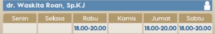 jadwal dr waskita