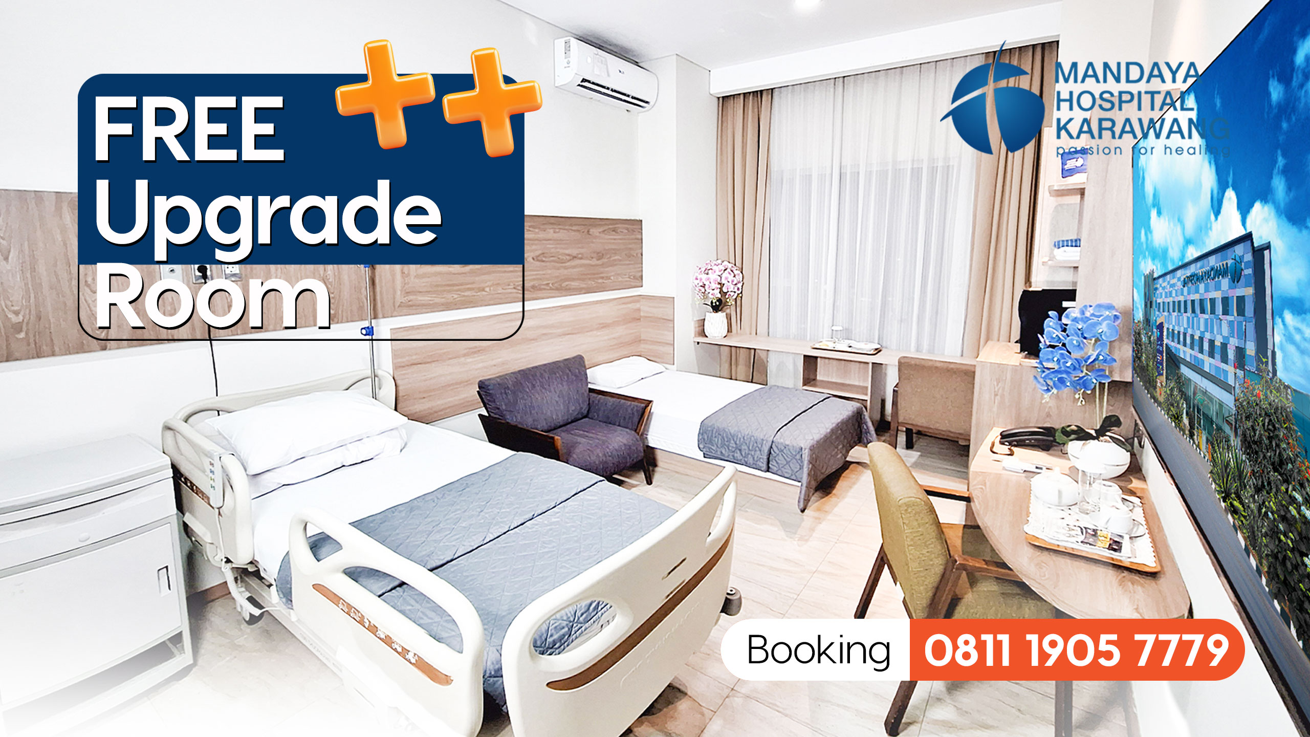 Free Upgrade Naik Kelas Kamar Perawatan Di RS. Mandaya Karawang Juli 2025