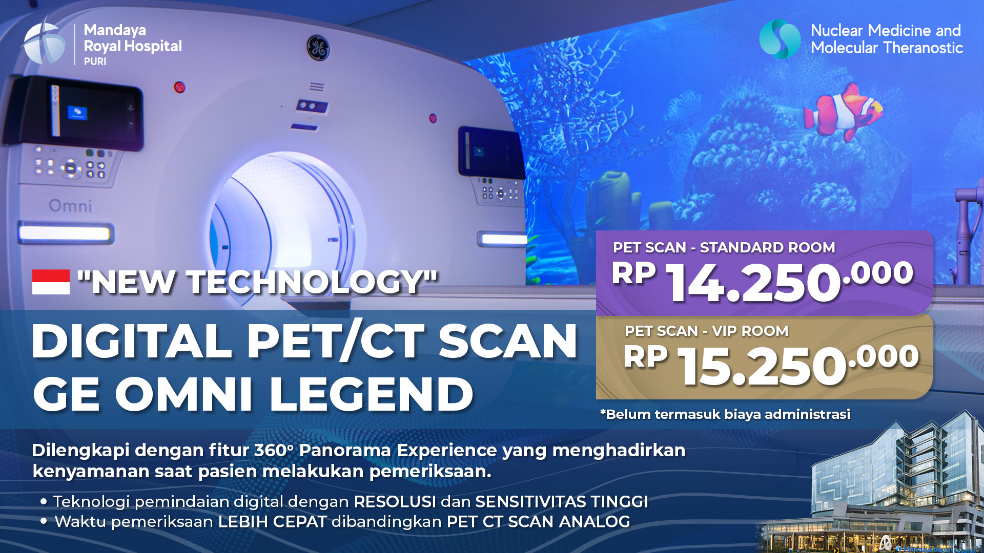 Teknologi Terbaru Digital PET Scan, Bantu Dokter Temukan Kanker Lebih Dini, Ada di Mandaya