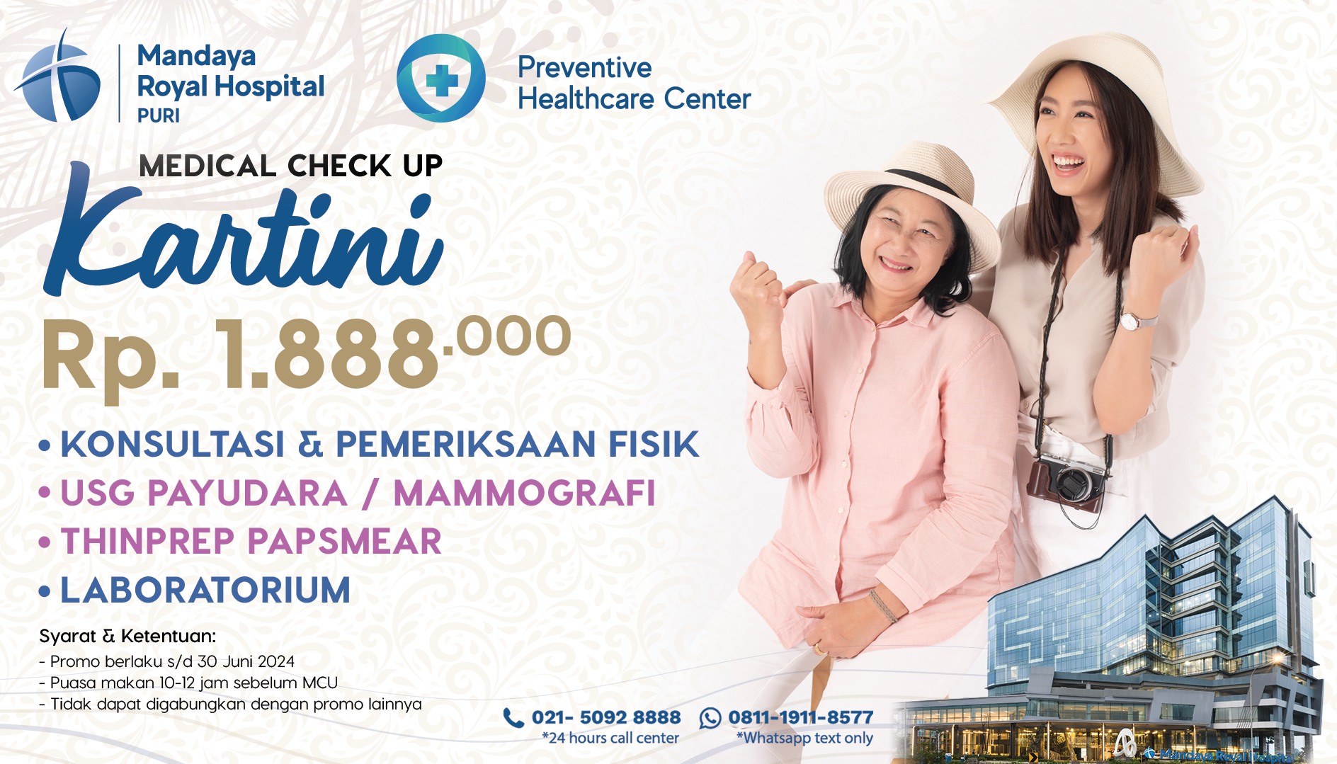 Harga Paket Medical Check Up Kartini 2025 – Mandaya Royal Hospital Puri