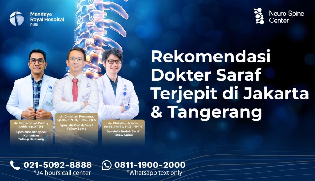 Rekomendasi Dokter Saraf Terjepit di Jakarta dan Tangerang