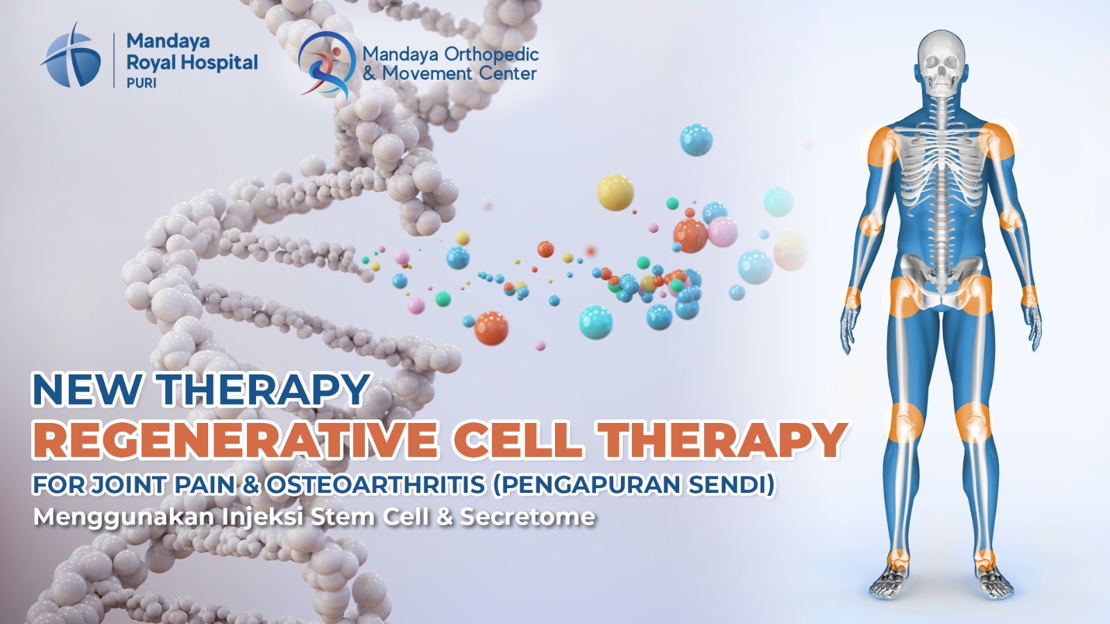 RS Mandaya Puri Luncurkan Layanan Stem Cell untuk Nyeri Sendi