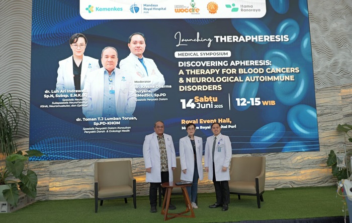 Mandaya Puri Hospital Introduces Plasma Exchange Therapy for Multiple Myeloma & Autoimmune Diseases