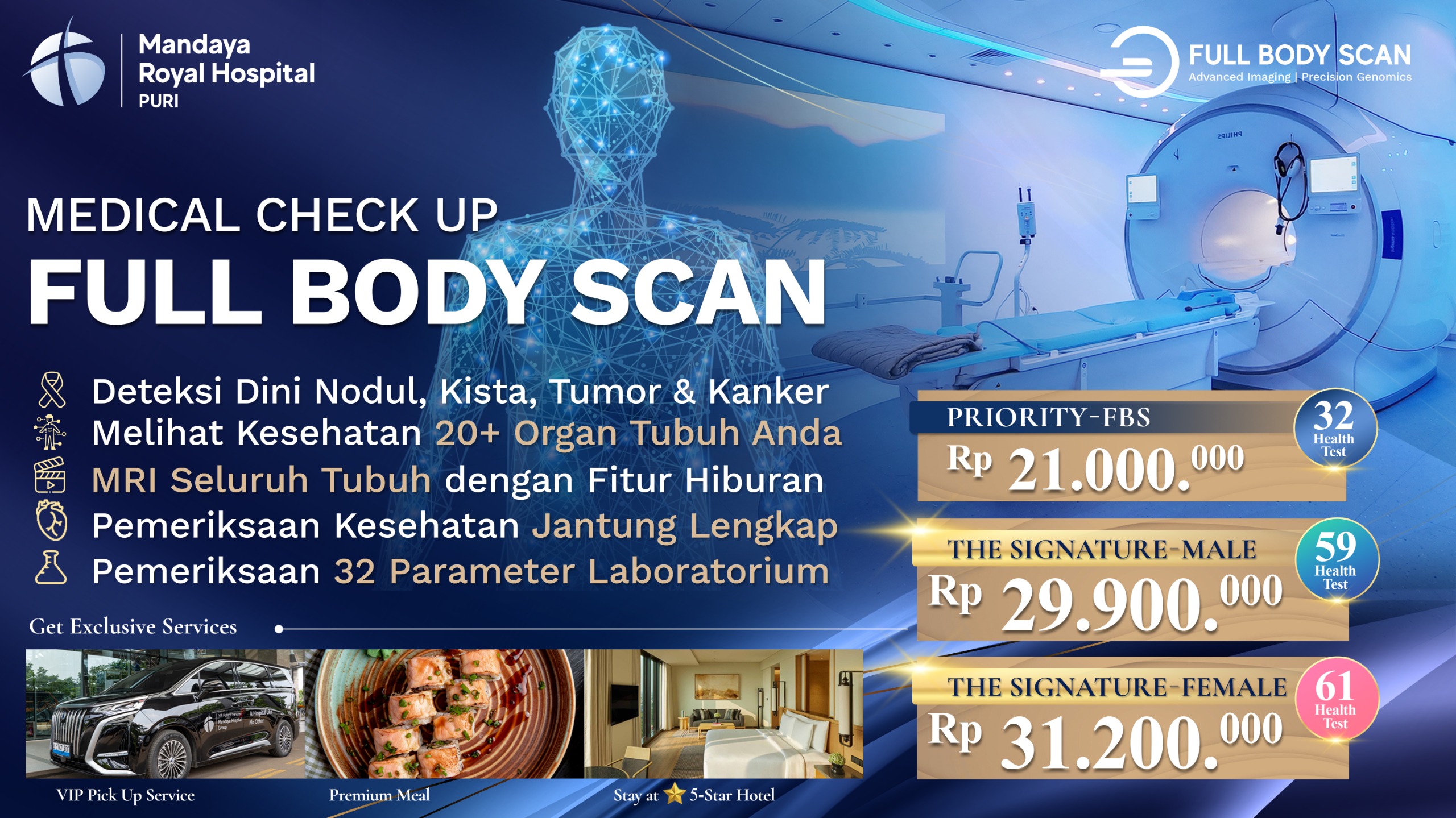 Mandaya Royal Miliki Paket MCU Paling Lengkap di Indonesia