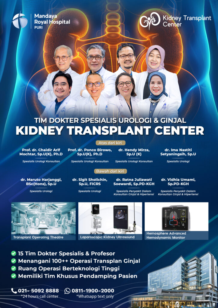 Tim dokter transplantasi ginjal Mandaya