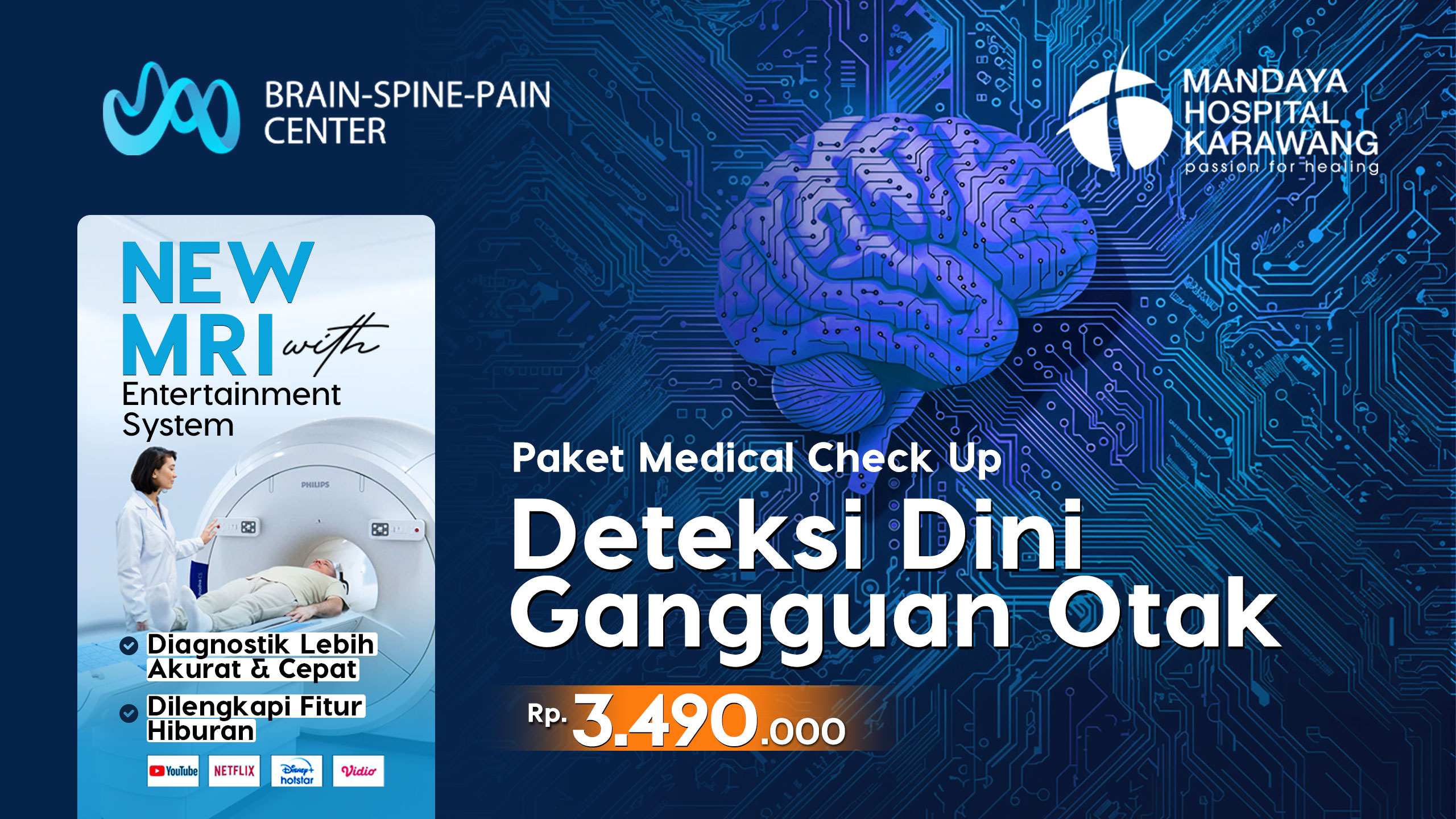 Paket Deteksi Dini Gangguan Otak 2025