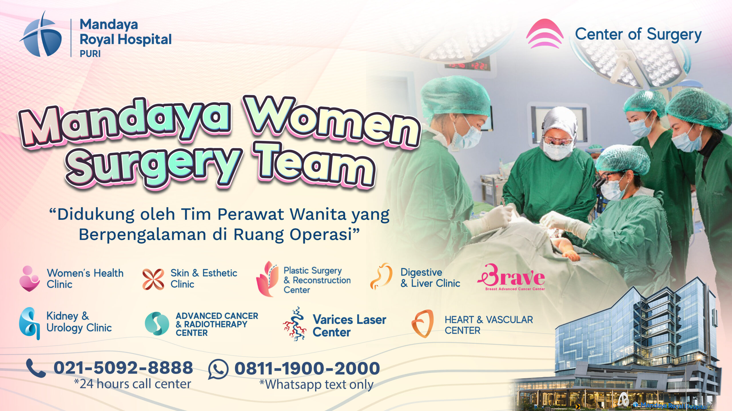 Mandaya Royal Hospital Puri Launches All-Female Surgical Team: Mandaya Women Surgery Team