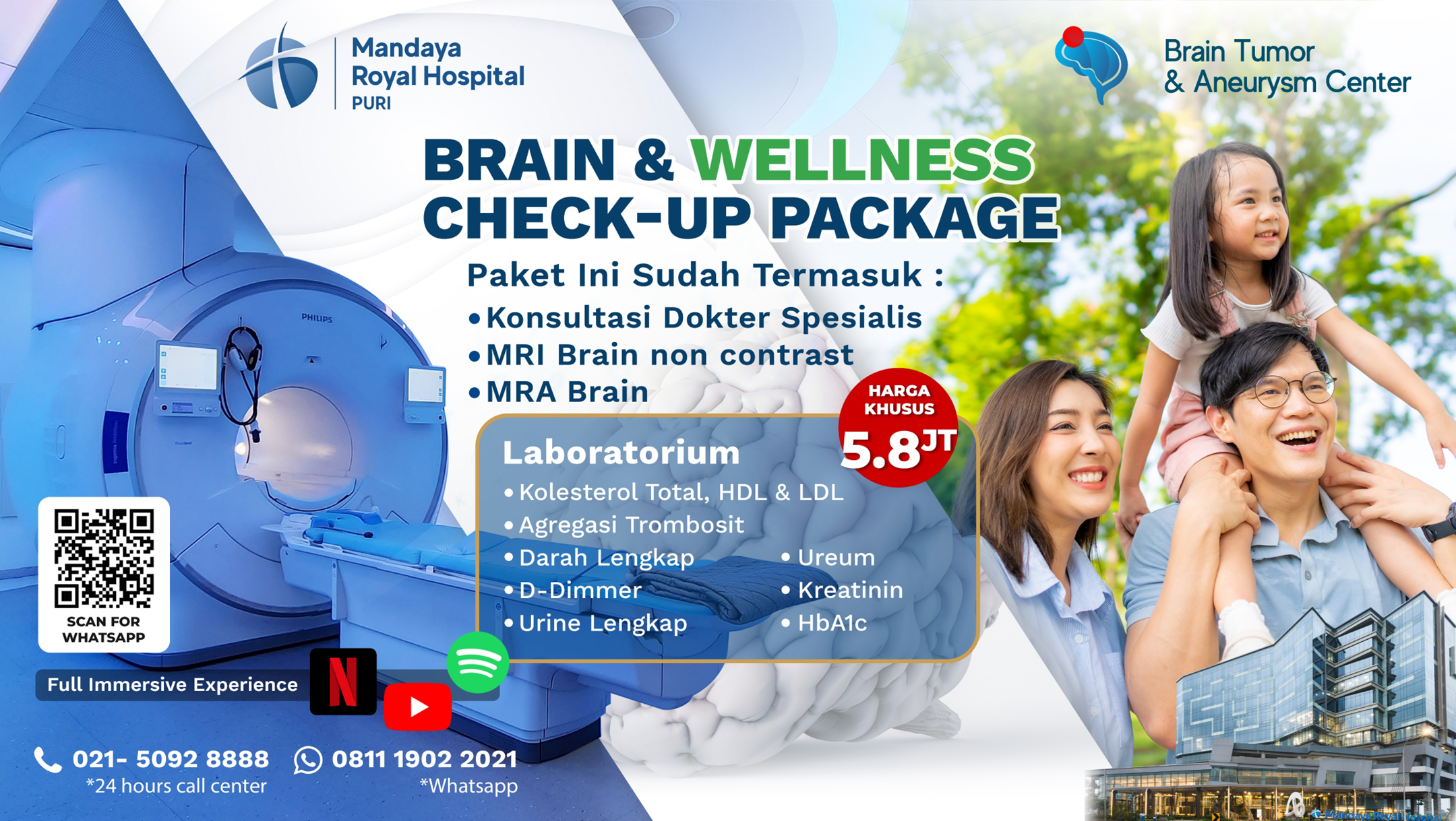 Brain & Wellness Check-Up Package 2025 - Mandaya Royal Hospital Puri