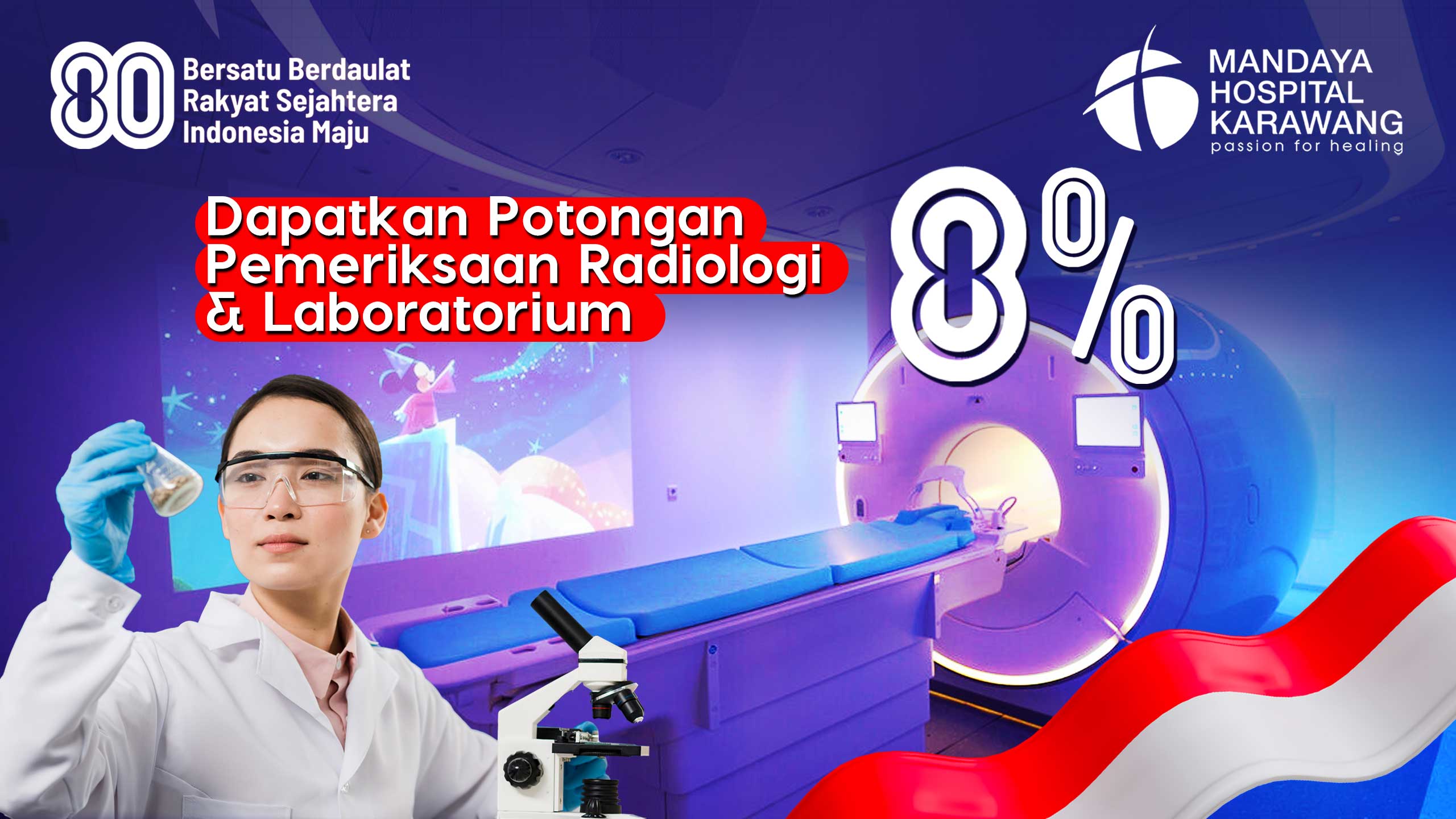 Potongan 8% Pemeriksan Radiologi & Laboratorium