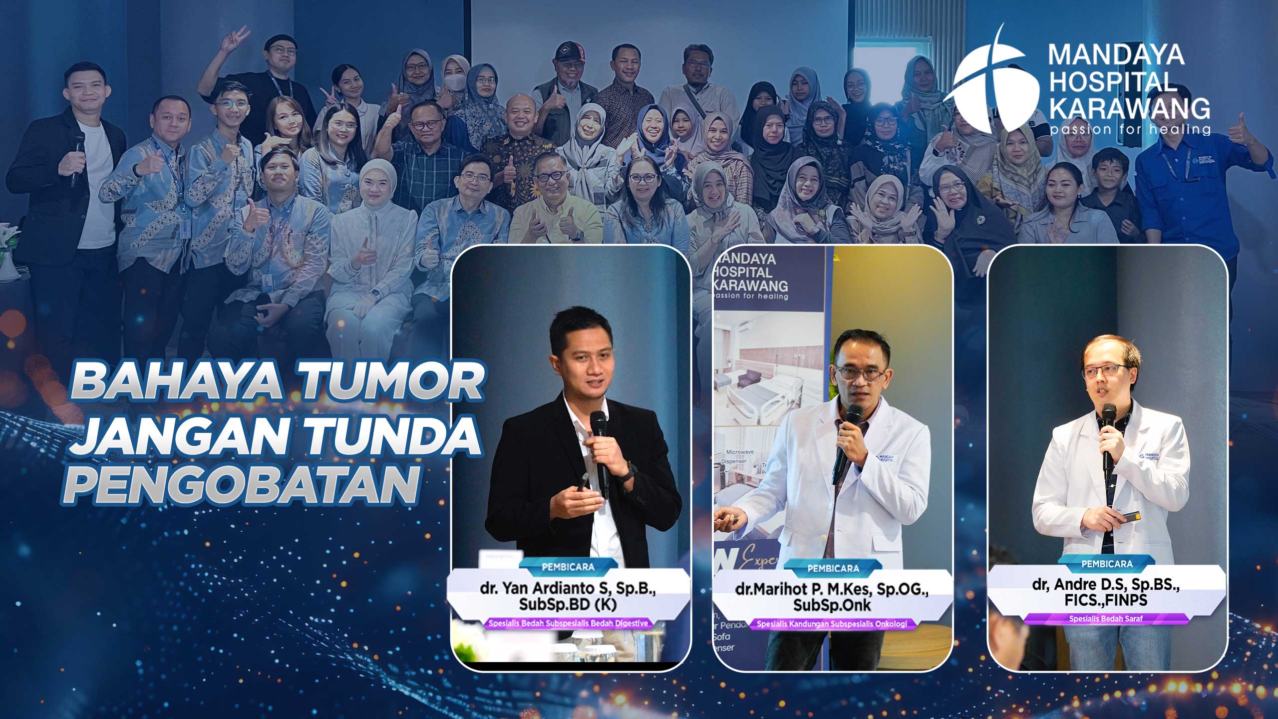 Waspada Kanker Usus Hingga Tumor Otak, RS Mandaya Karawang Dorong Masyarakat Peduli Kesehatan