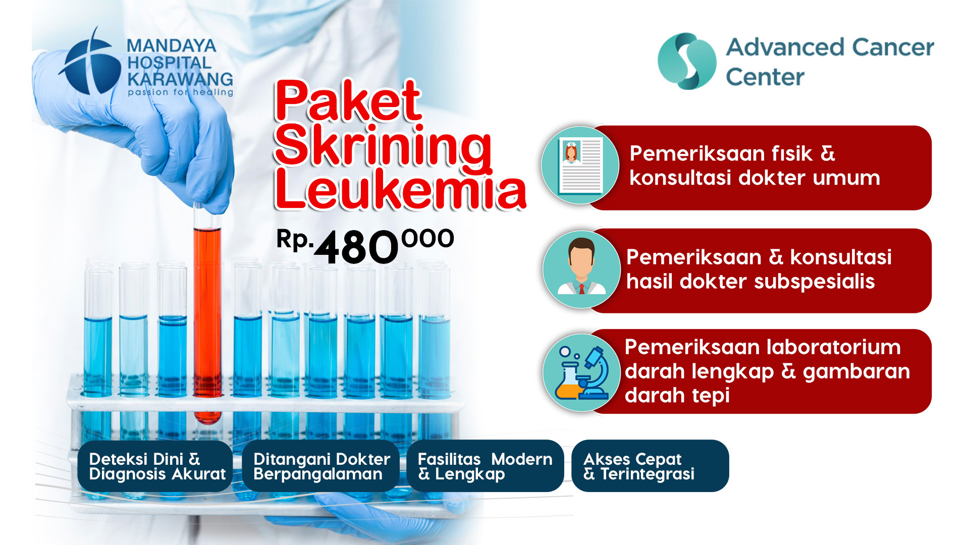 Paket Skrining Leukemia RS Mandaya Karawang 2025