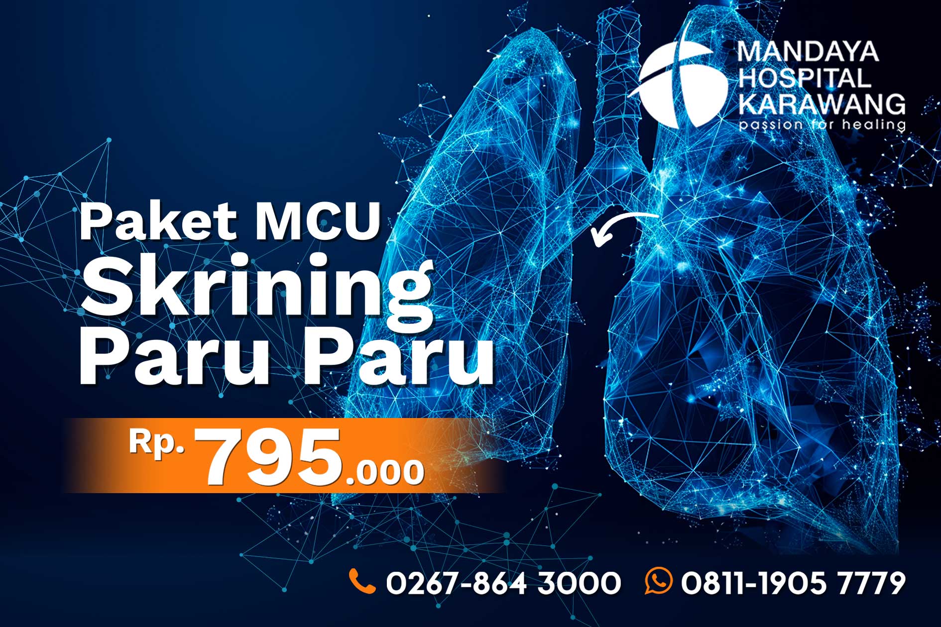 Paket MCU Skrining Paru-Paru di RS Mandaya Karawang