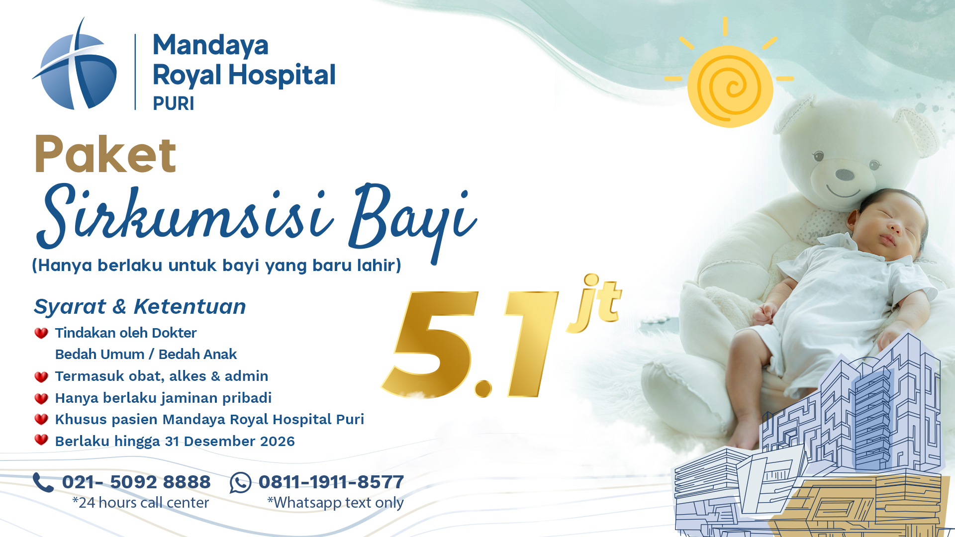 Flyer Paket Sirkumsisi Bayi Landscape 2026