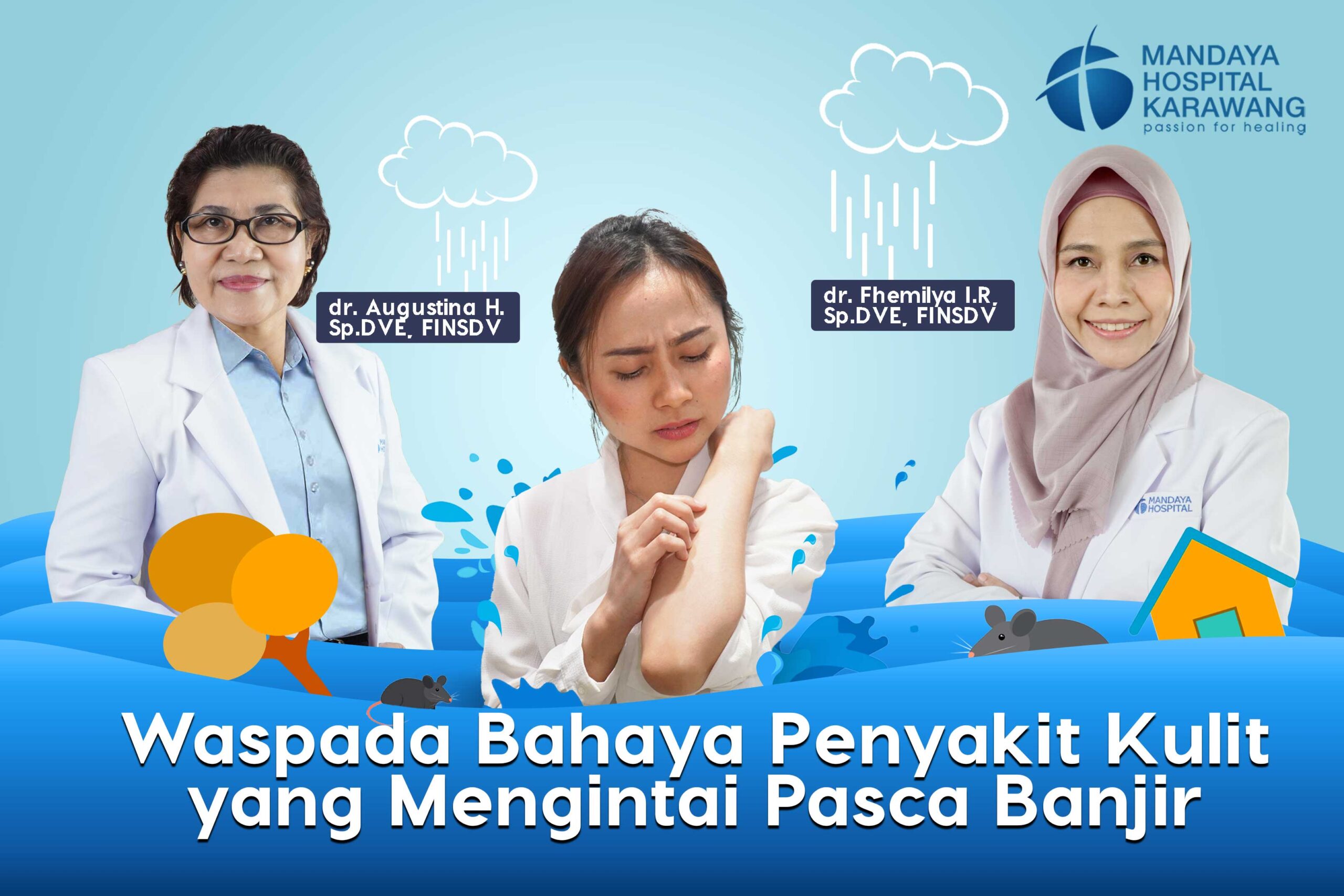 Waspada Bahaya Penyakit Kulit Mengintai Pasca Banjir