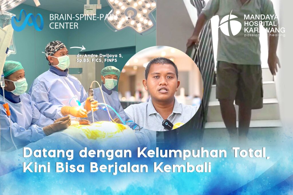 Datang dengan Kelumpuhan Total, Kini Bisa Berjalan Kembali