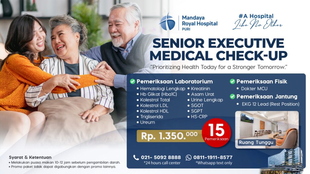 Paket Pemeriksaan Kesehatan (MCU) Lansia 2026 - Mandaya Royal Hospital Puri
