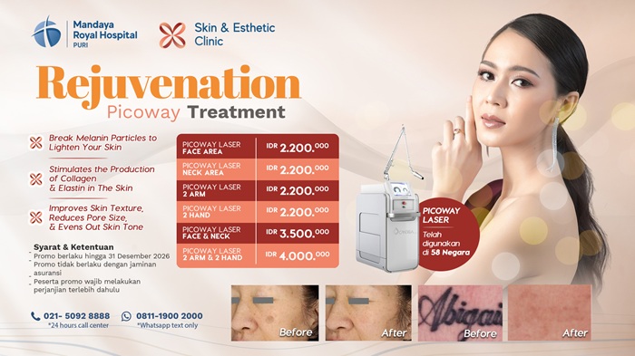 Paket Rejuvenation Picoway Treatment 2026 – Mandaya Royal Hospital Puri