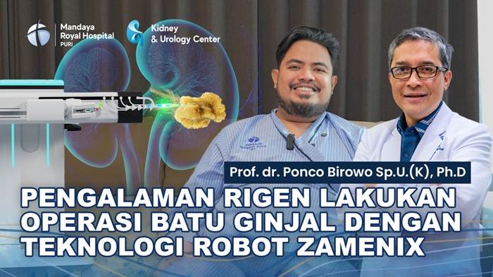 Komika Rigen Operasi Batu Ginjal di RS Mandaya Royal Puri, Pakai Teknologi Robot