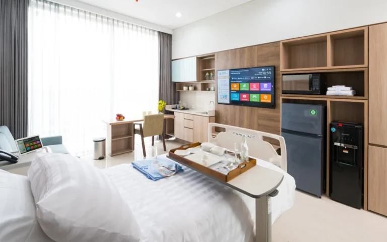 Kamar VIP di RS Mandaya Royal Puri.