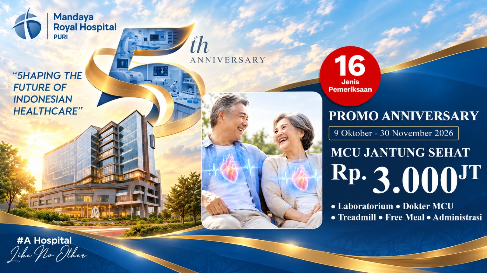 2026 Healthy Heart Health Check-Up (MCU) Package – Mandaya Royal Hospital Puri