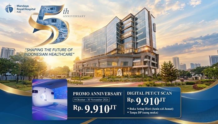 Promo PET/CT Scan Kanker RS Mandaya Puri Jakarta Hanya Rp9,9 Juta